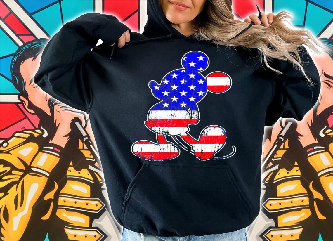 Disney American flag 4th of July Mickey Mouse shirt hoodie