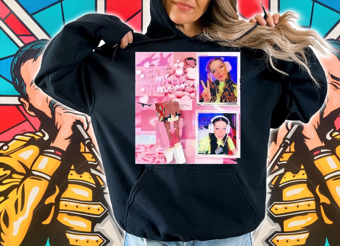 Hannahxxrose fly me to the moon T-shirt