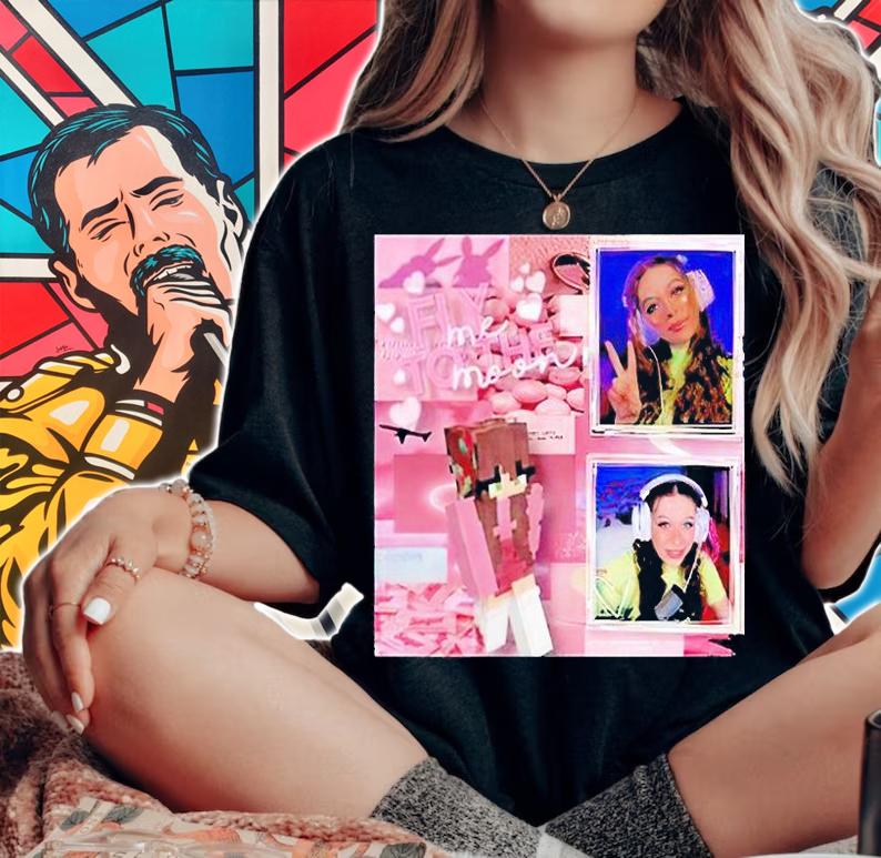 Hannahxxrose fly me to the moon T-shirt