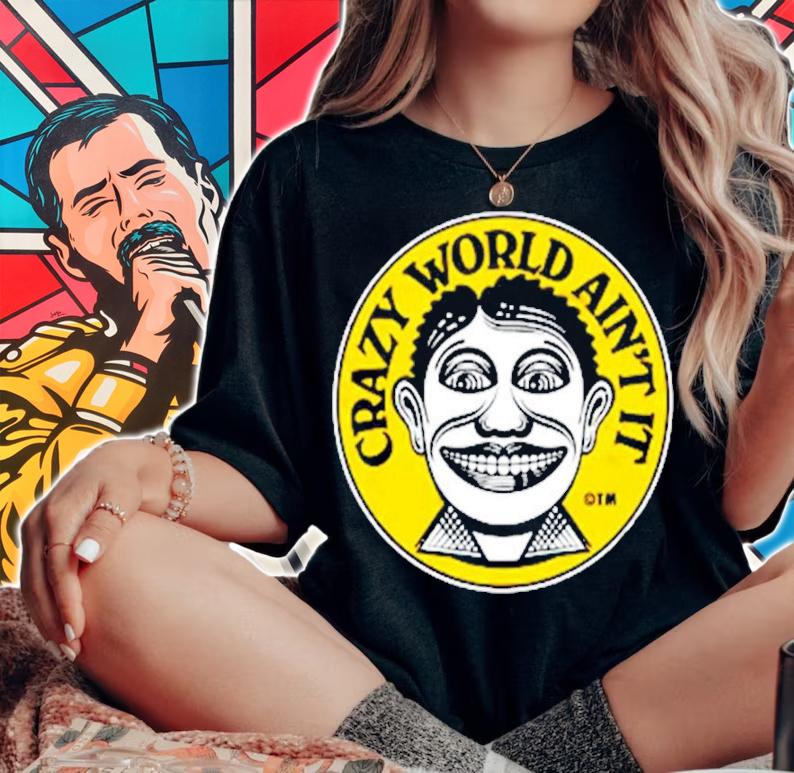 John Van Hamersveld Crazy World shirt woman shirt