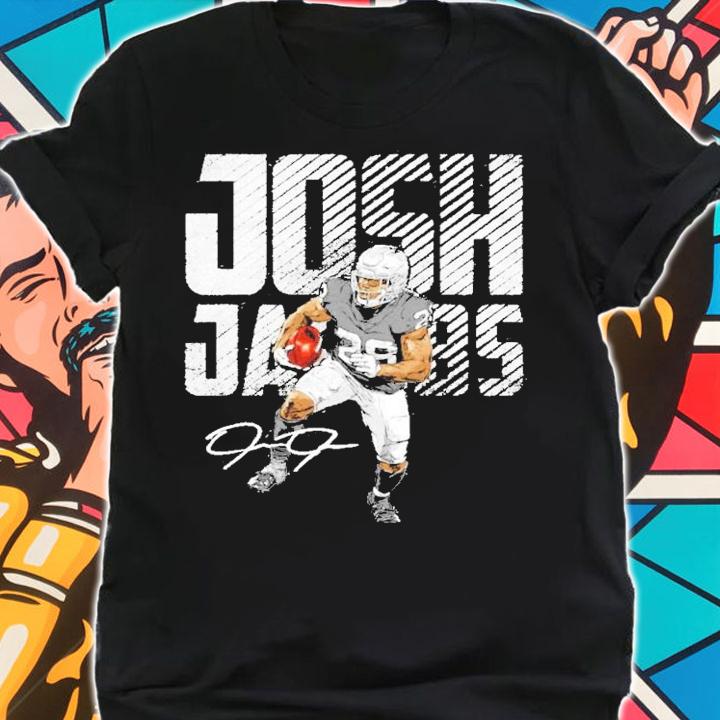 Josh Jacobs Las Vegas signature football shirt