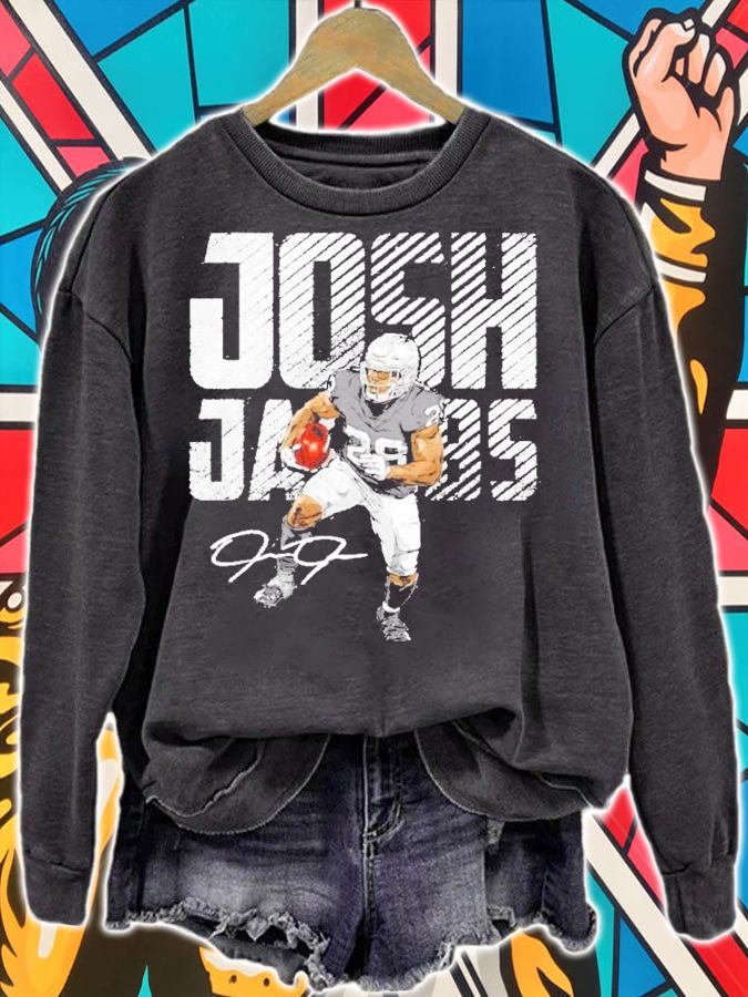 Josh Jacobs Las Vegas signature football shirt