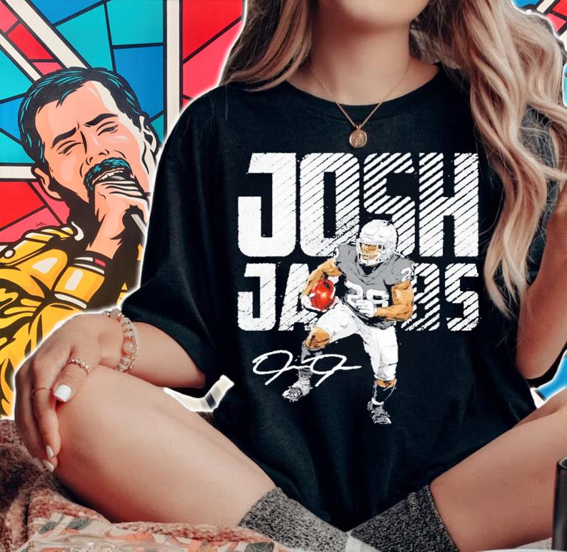 Josh Jacobs Las Vegas signature football shirt