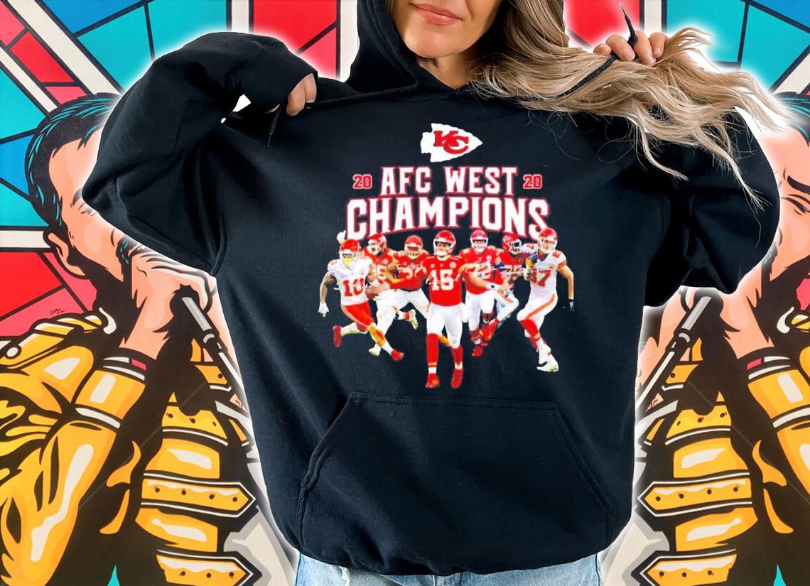 Kansas City Chiefs AFC West Champions 2020 shirt hoodie