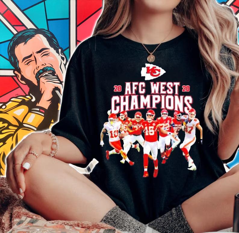 Kansas City Chiefs AFC West Champions 2020 shirt woman shirt