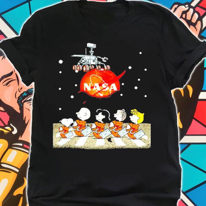 NASA Snoopy and friends Abbey Road shirt shirt