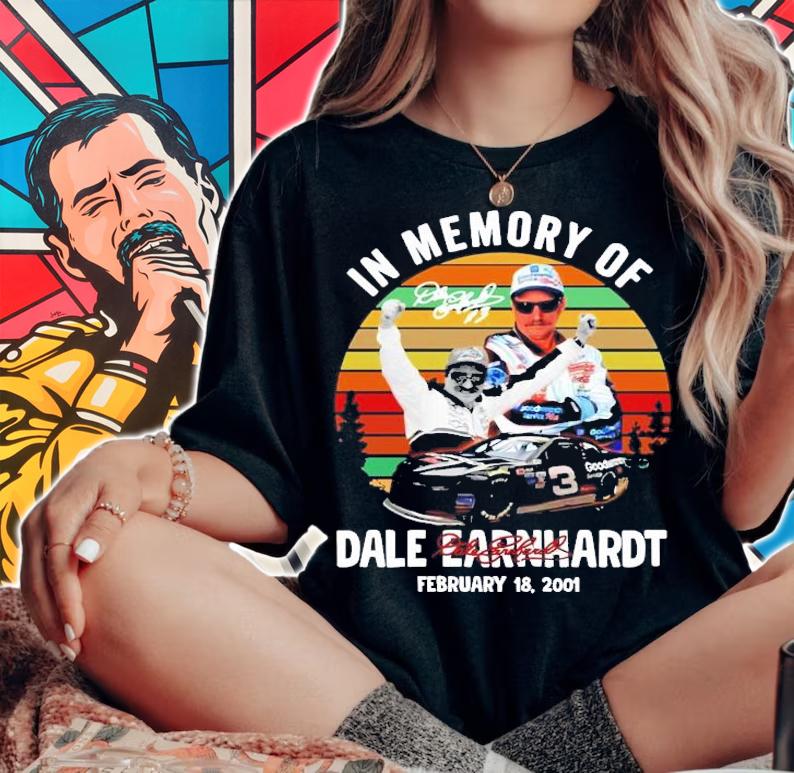 Official In memory of Dale Earnhardt February 18 2001 vintage shirt woman shirt