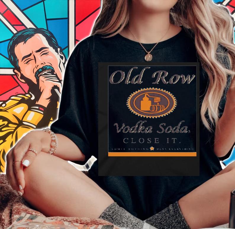 Old Row Vodka Soda close it shirt woman shirt