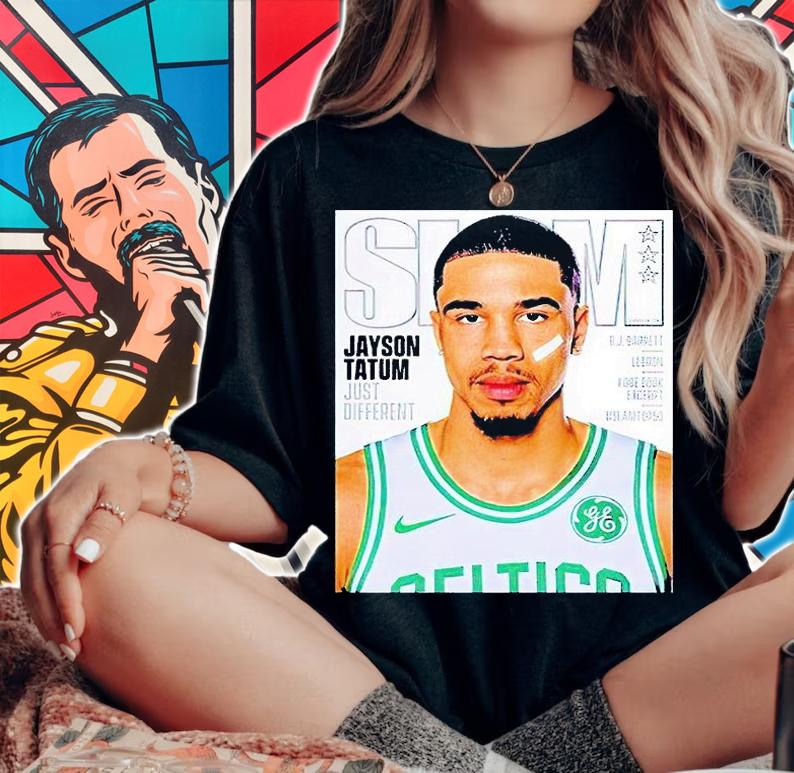 Slam Cover Jayson Tatum T-shirt woman shirt