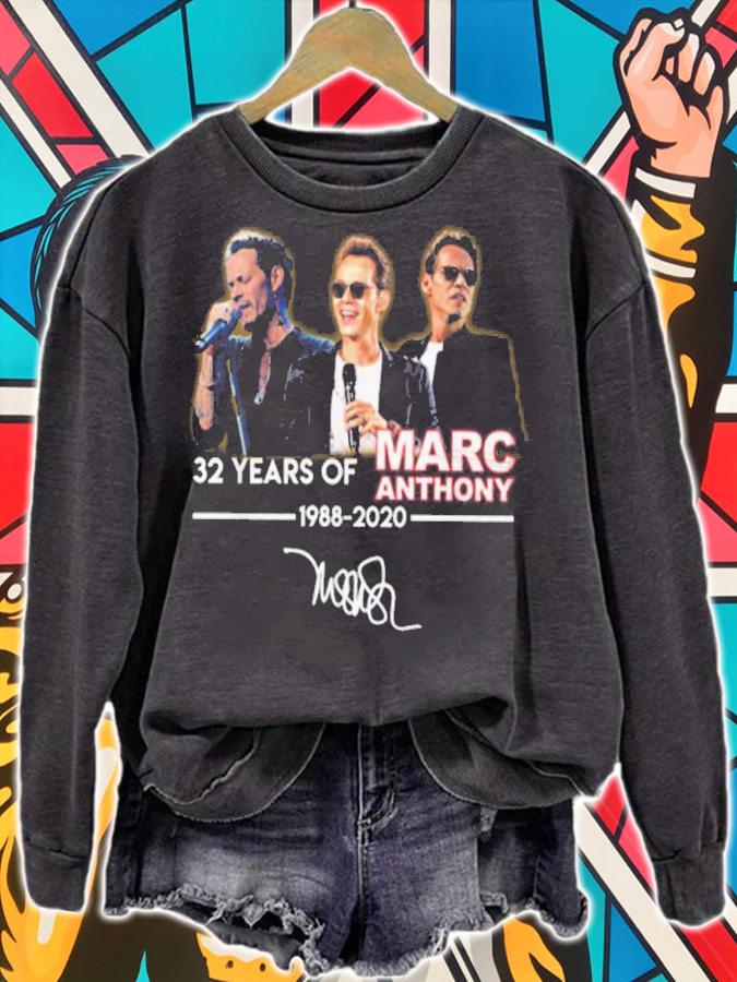 32 Years Marc Anthony 1988 2020 Signature t-shirt sweatshirt