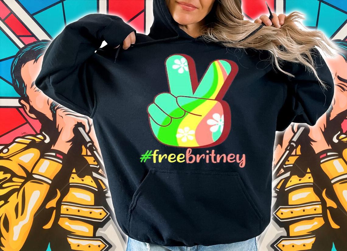 Free Britney peace shirt hoodie