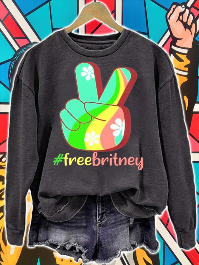 Free Britney peace shirt sweatshirt
