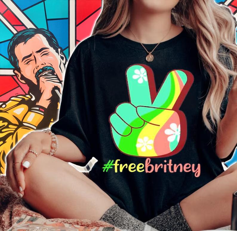 Free Britney peace shirt woman shirt