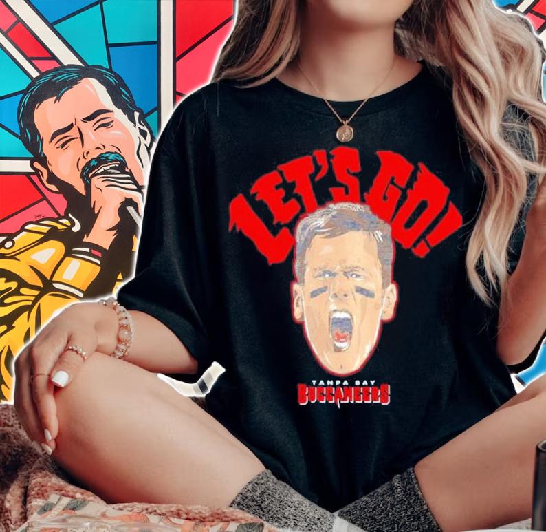Tom Brady Tampa Bay Buccaneers lets go t-shirt woman shirt