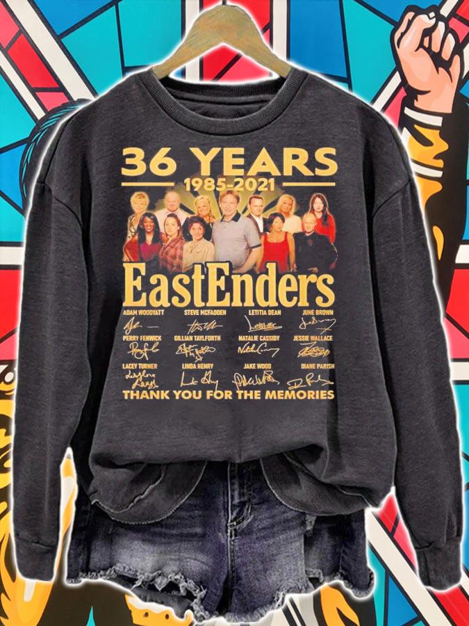 36 years 1985 2021 EastEnders thank you for the memories shirt sweatshirt