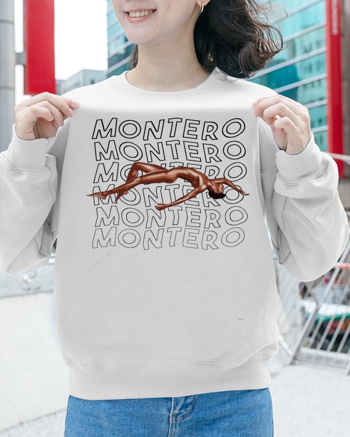 Lil nas X Montero Text Black Version shirt sweatshirt