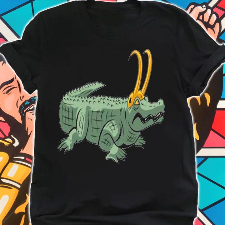 Croki Crocodile Alligator Golden Horns shirt shirt