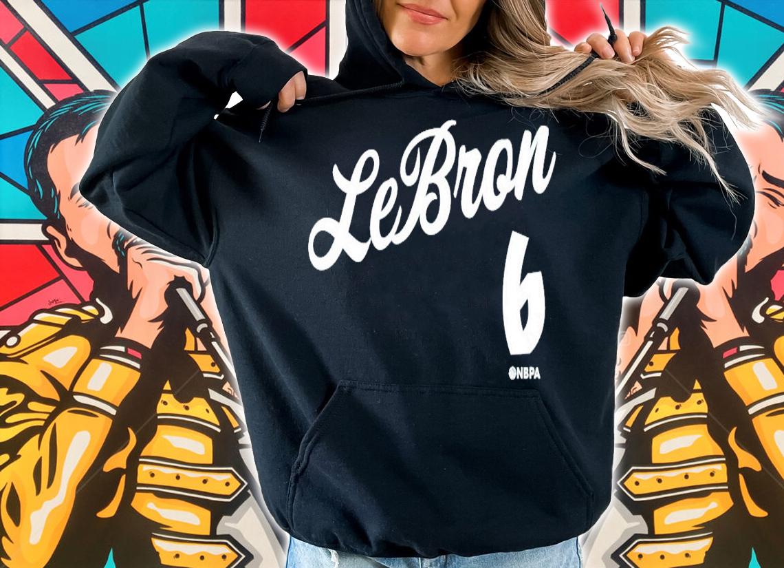 LeBron James Los Angeles Script 6 Basketball shirt