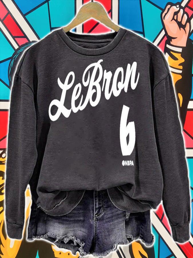 LeBron James Los Angeles Script 6 Basketball shirt
