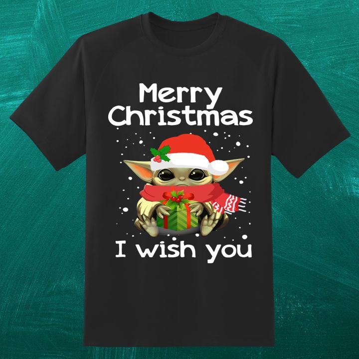 Get the Baby Yoda Merry Christmas Shirt - Perfect Holiday Gift Idea!