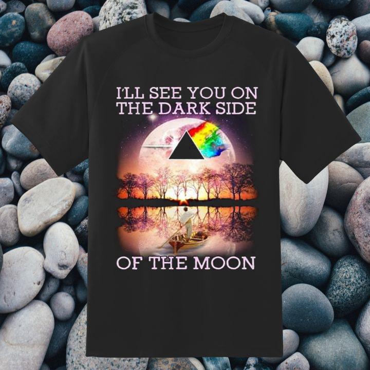 Premium Pink Floyd Brain Damage I'll See You On The Dark Side Of The Moon T-Shirt
