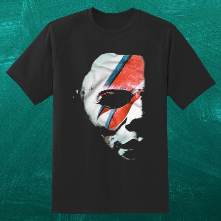 Michael Myers Face David Bowie T-Shirt