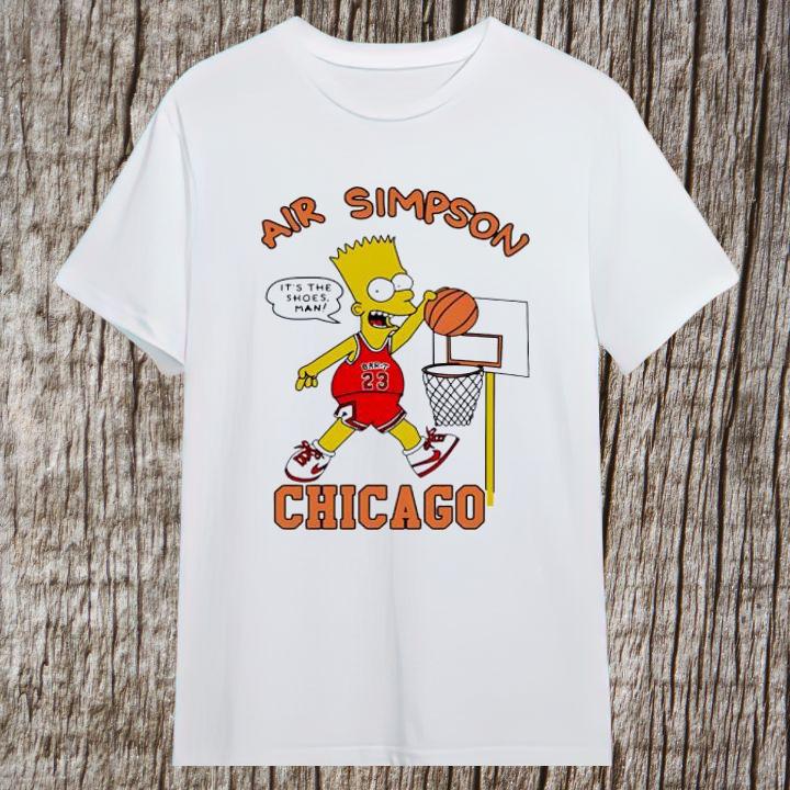 Funny Air Simpson Michael Jordan Chicago Bulls T-Shirt