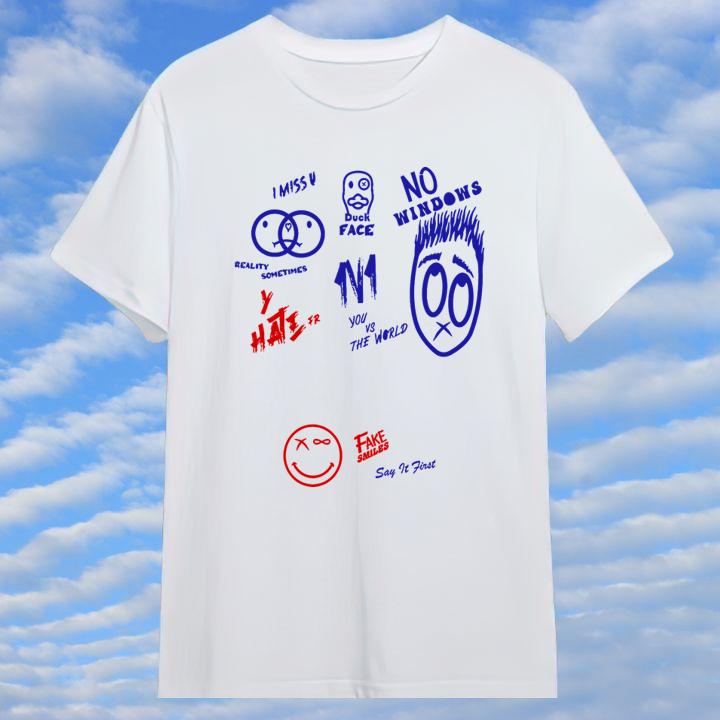 Ryan Clark I Miss U Duck Face No Windows Fake Smiles Say It First T-Shirt