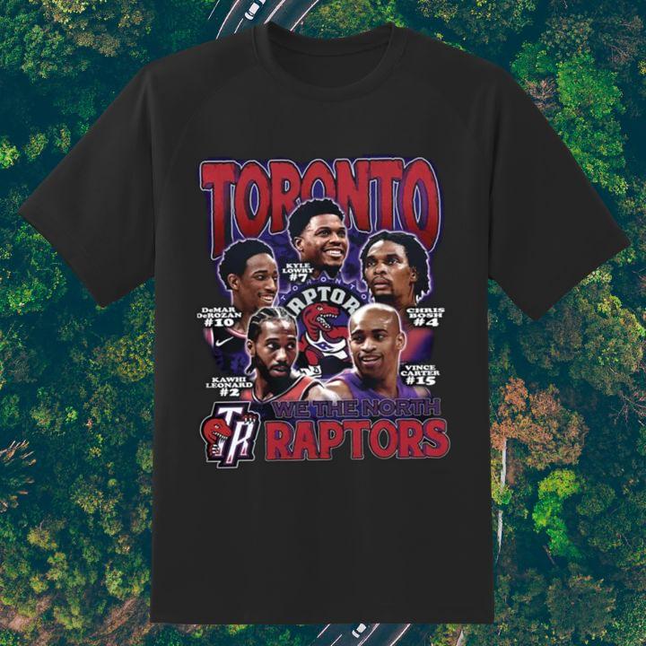 Toronto Raptors Basketball Players We The North T-Shirt
