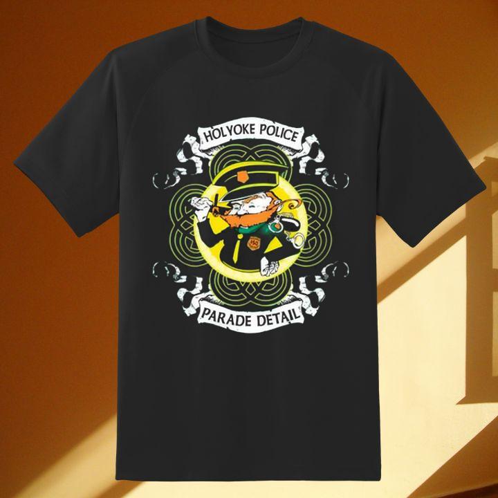 Holyoke Police St. Patricks Day Parade Detail Official Duty T-Shirt