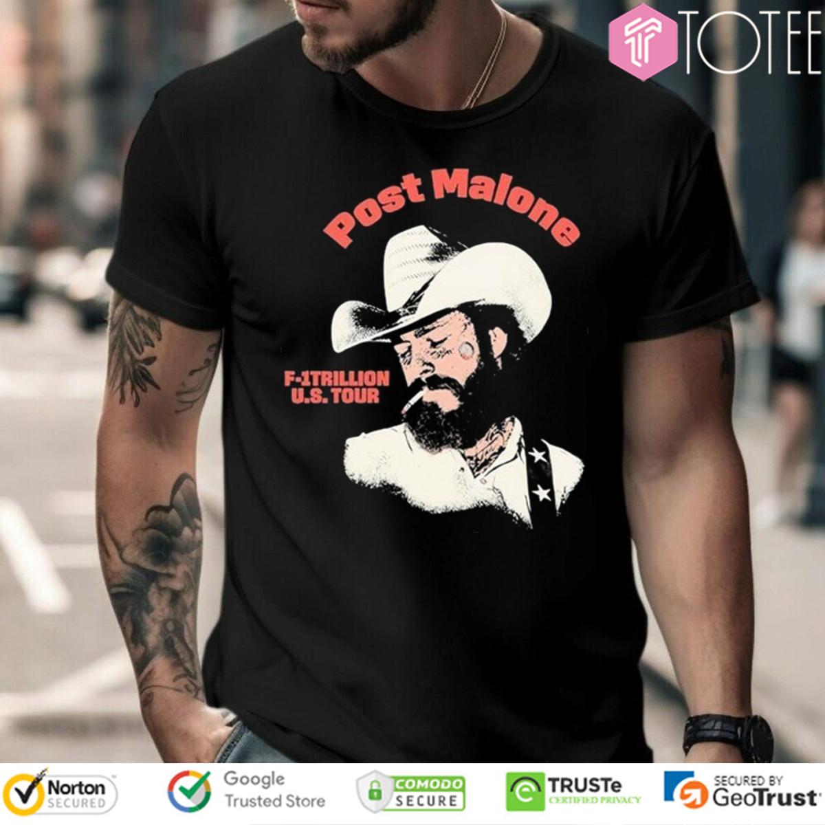Post Malone F-1 Trillion Tour 2025 T-Shirt