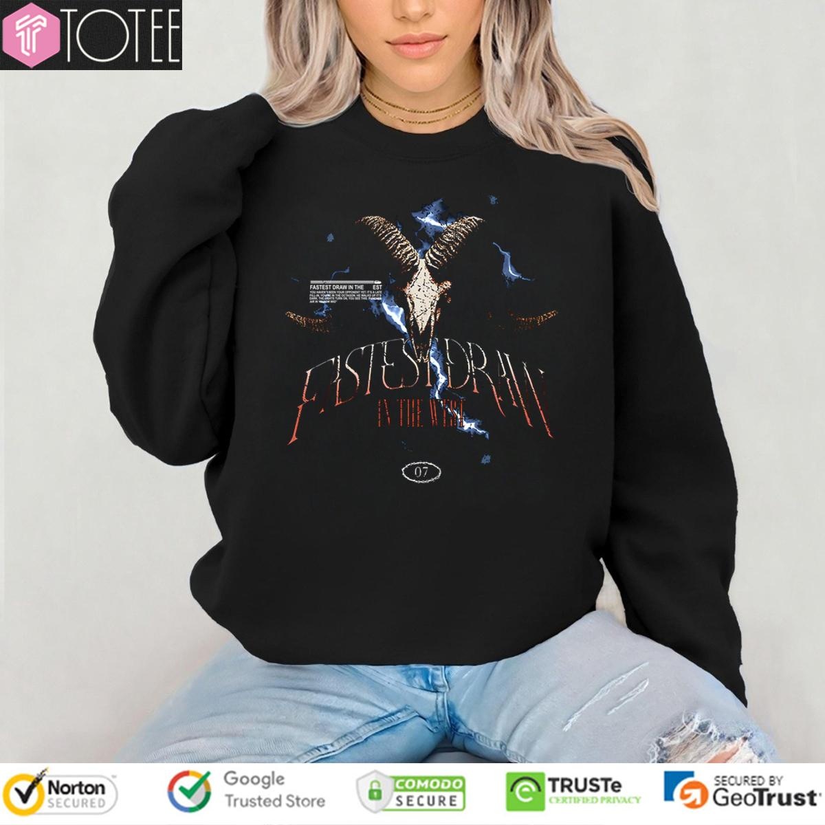 Original Julien Solomita Merch Fastest Draw In The West Sweatshirt