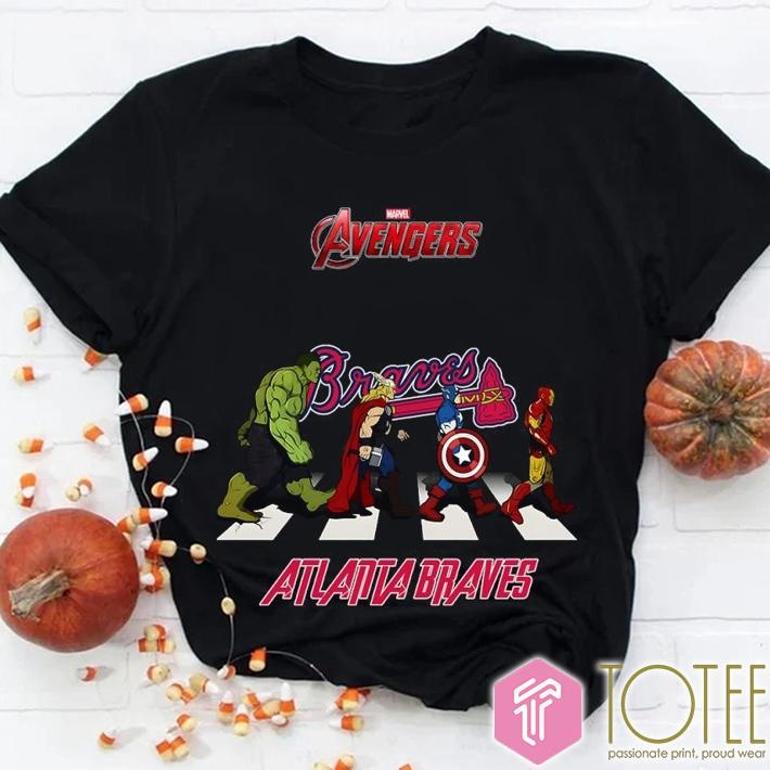 Atlanta Braves Marvel Avengers Abbey Road T-shirt