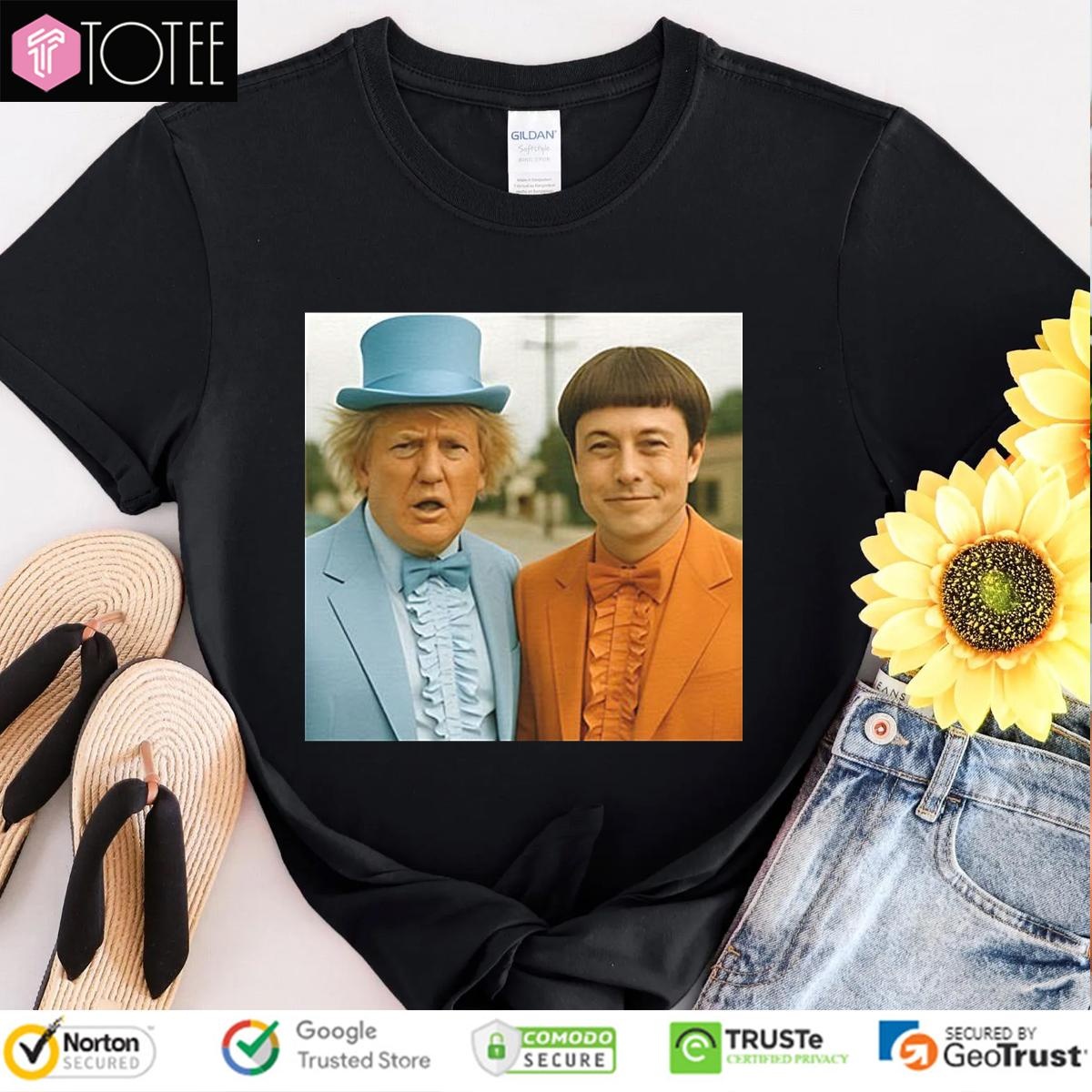 Elon Musk And Trump Parody Dumb And Dumber Lloyd And Harry T-shirt