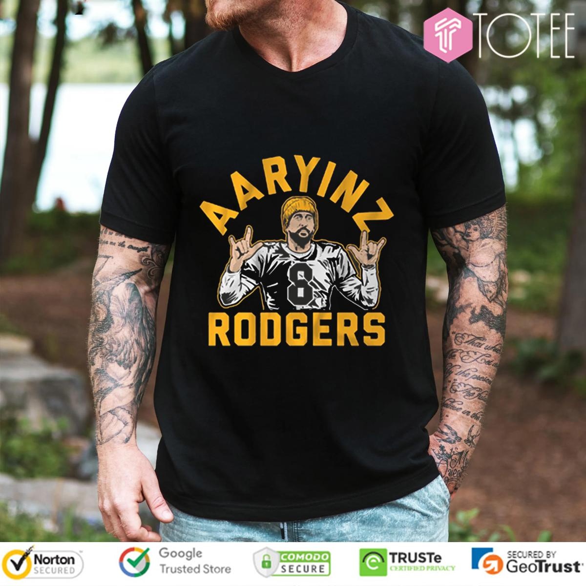 Aaryinz Aaron Rodgers Pittsburgh Steelers T-shirt