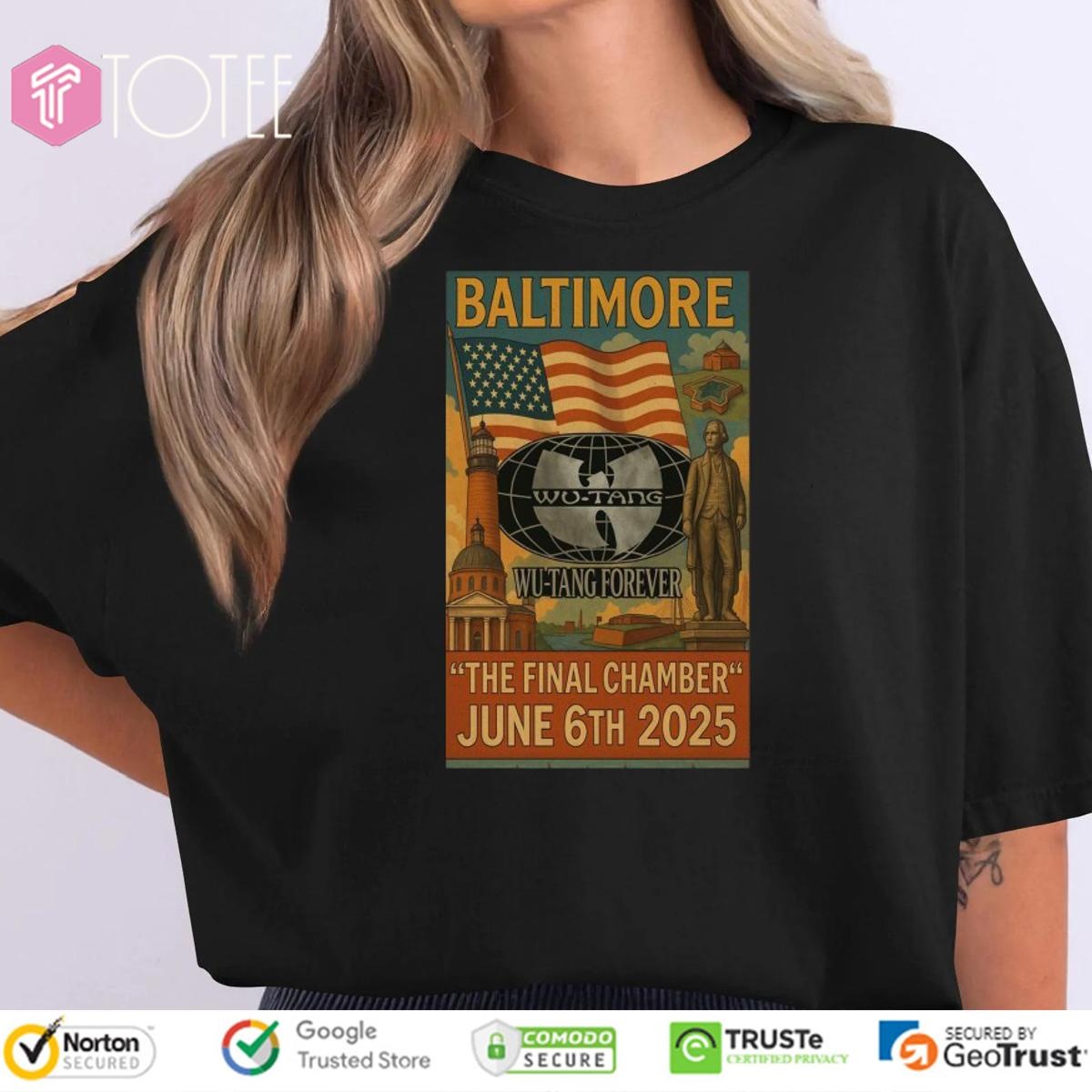 Baltimore Wu-Tang Forever The Final Chamber June 6Th 2025 T-shirt