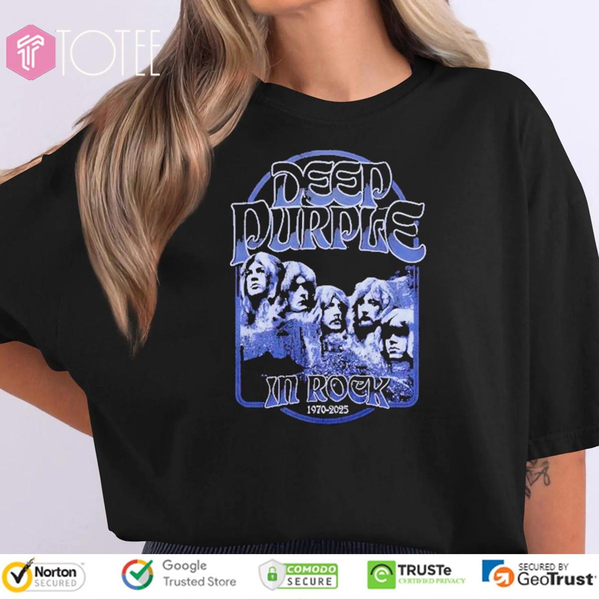 Deep Purple In Rock 1970-2025 Album Vintage T-shirt