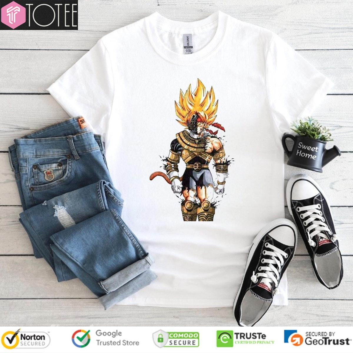 Super Saiyan Bardock Power Ranger Dragon Ball Fathers Day T-shirt