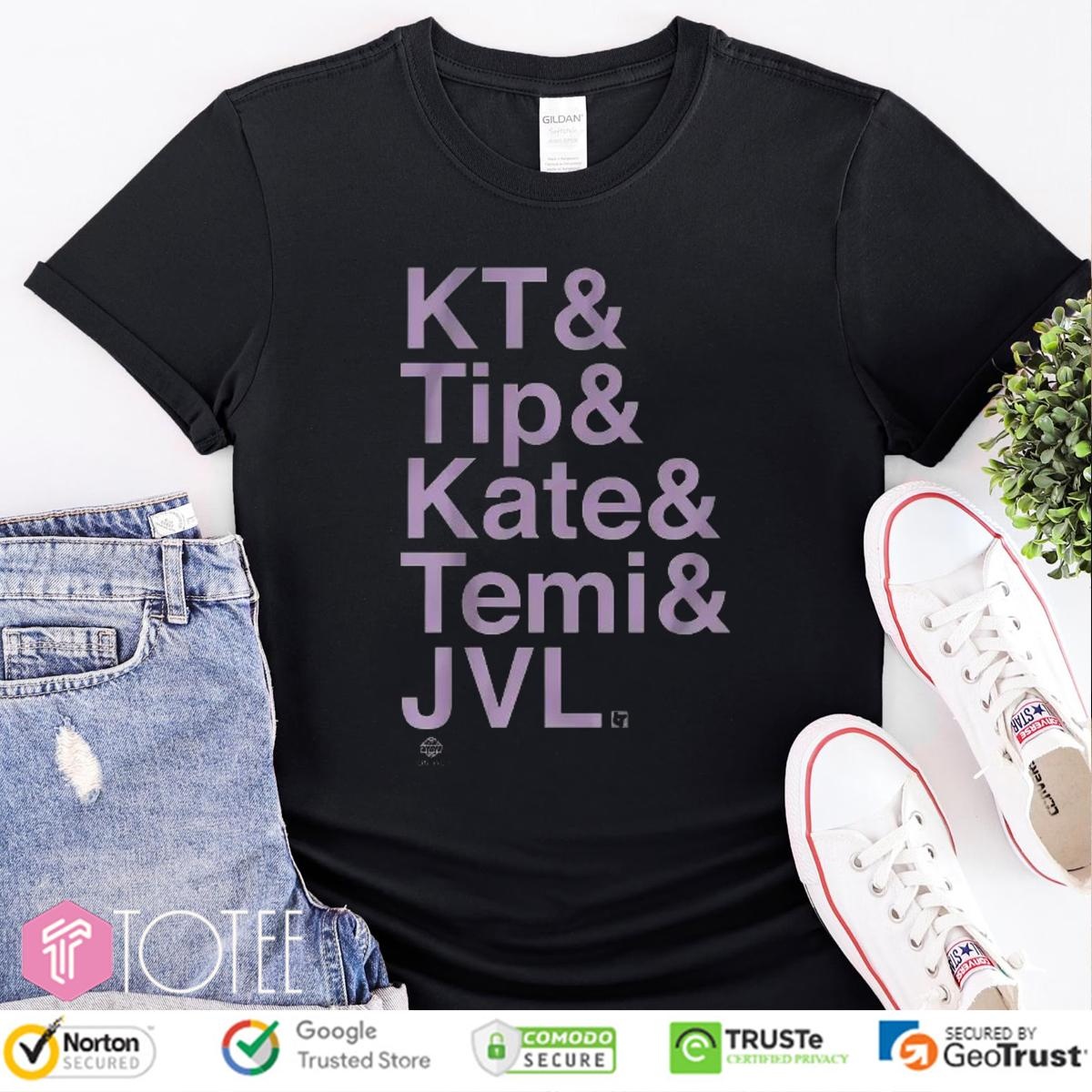 Golden State Valkyries Players Names Kt Tip Kate Temi Jvl T-shirt