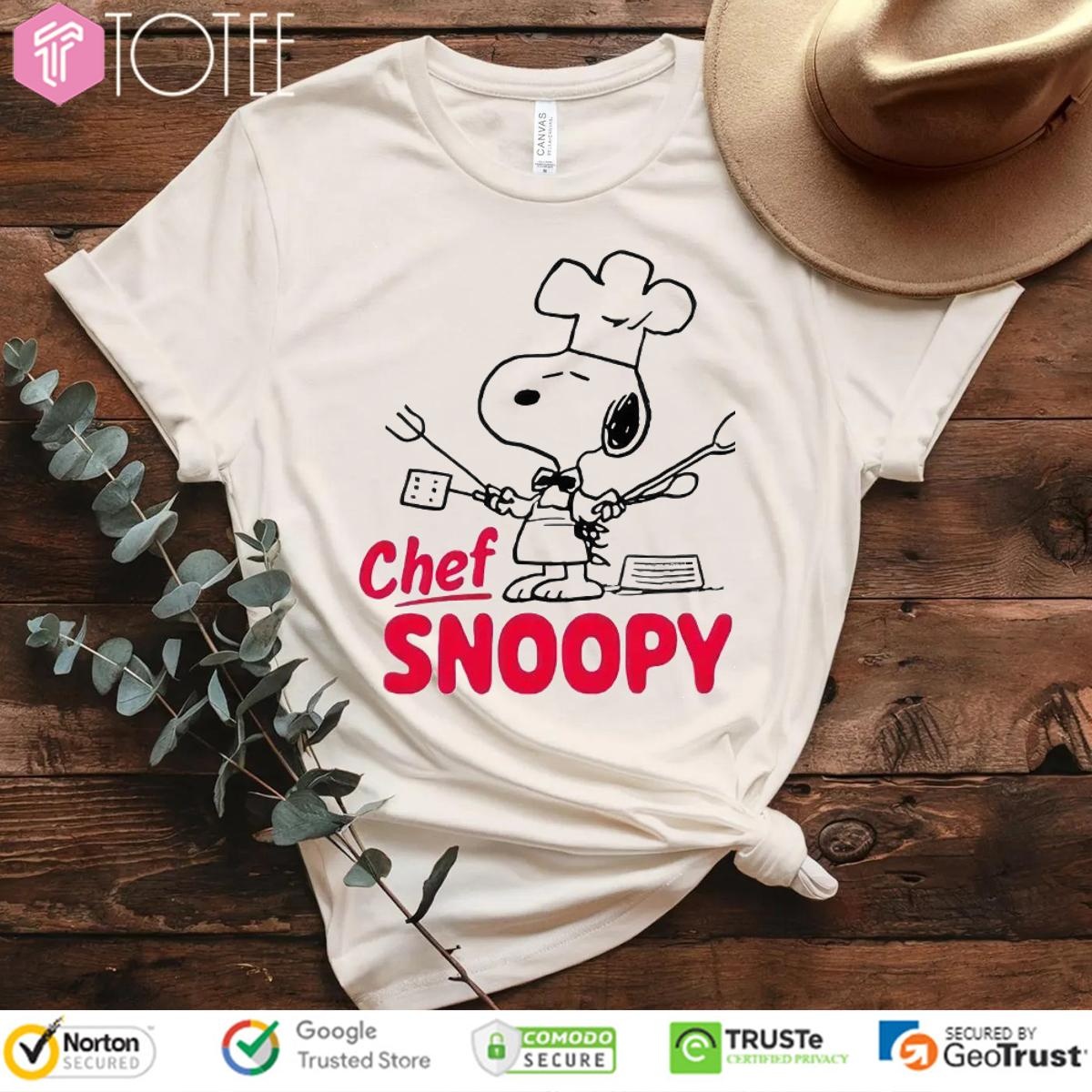 Jeremy Allen White Chef Snoopy T-shirt