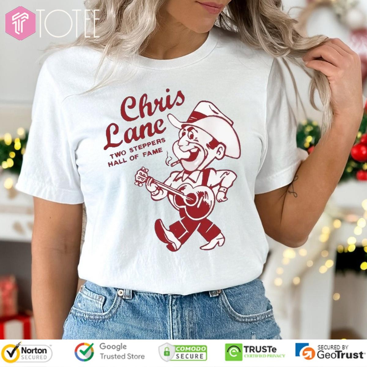 Chris Lane Two Steppers Hall Of Fame Tour T-shirt