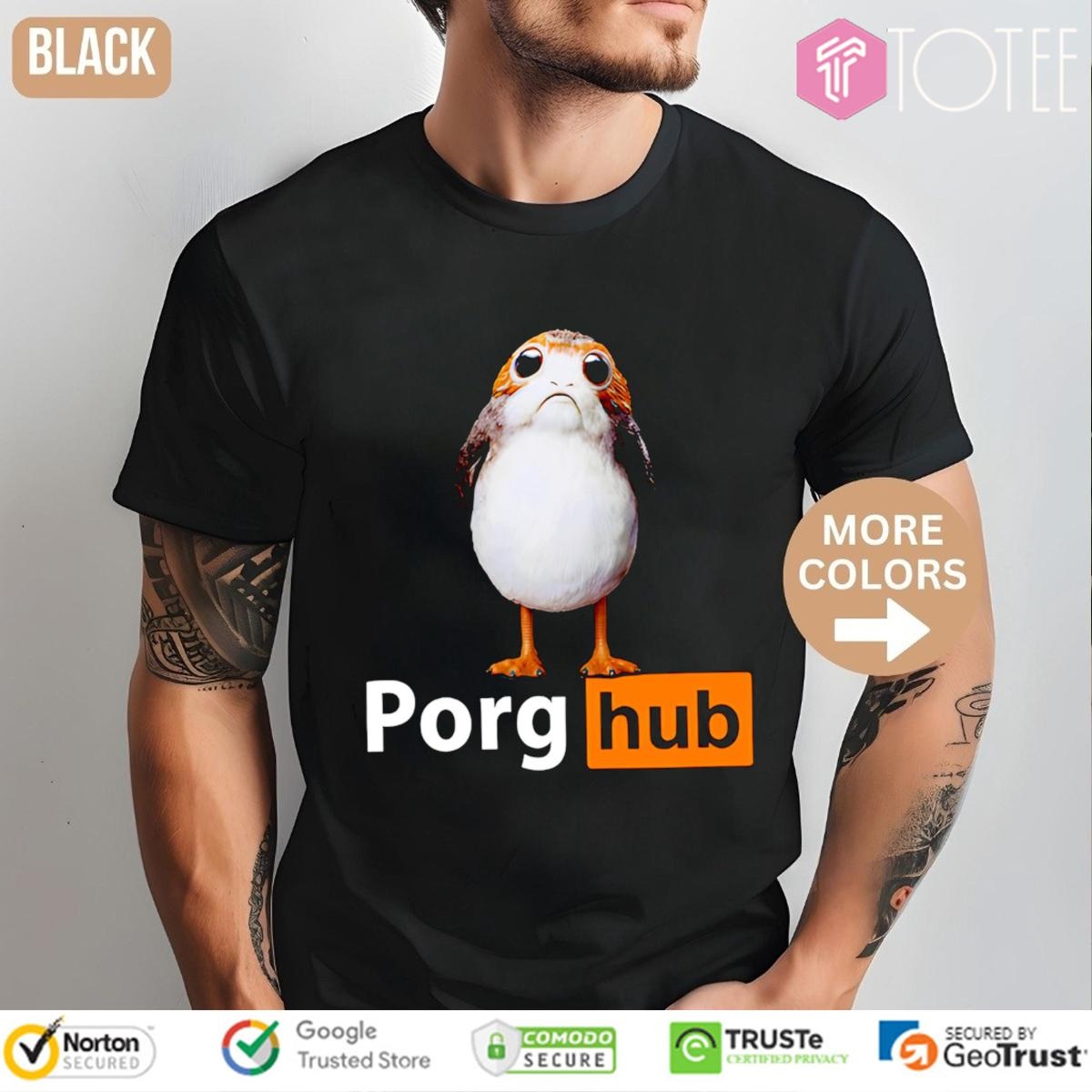 Porg Hub Parody Porg Wookieepedia Star Wars T-shirt