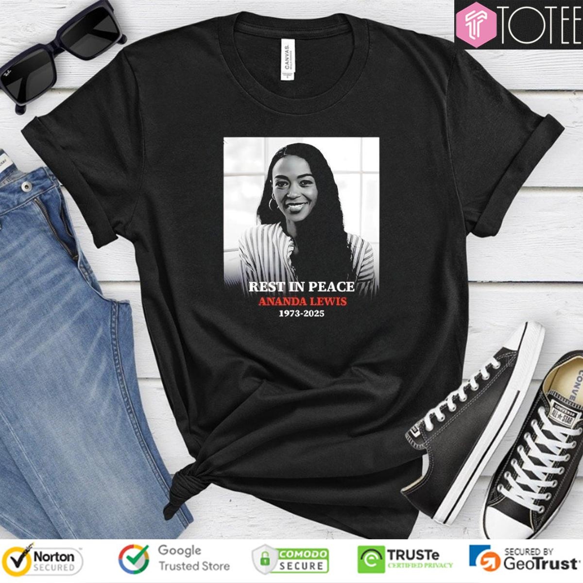 Rest In Peace Ananda Lewis 1973-2025 T-shirt