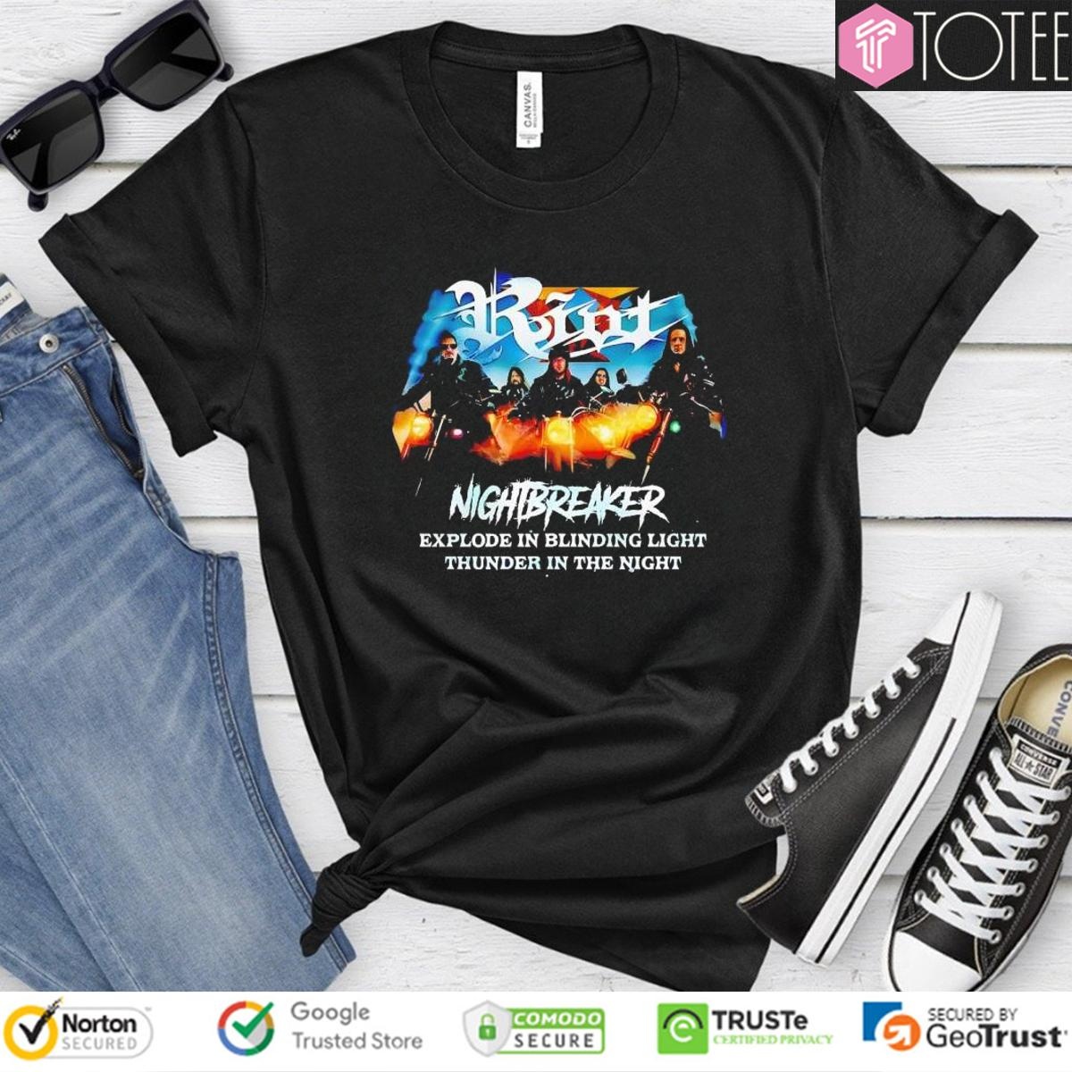 Riot Nightbreaker Explode In Blinding Light Thunder In The Night T-shirt