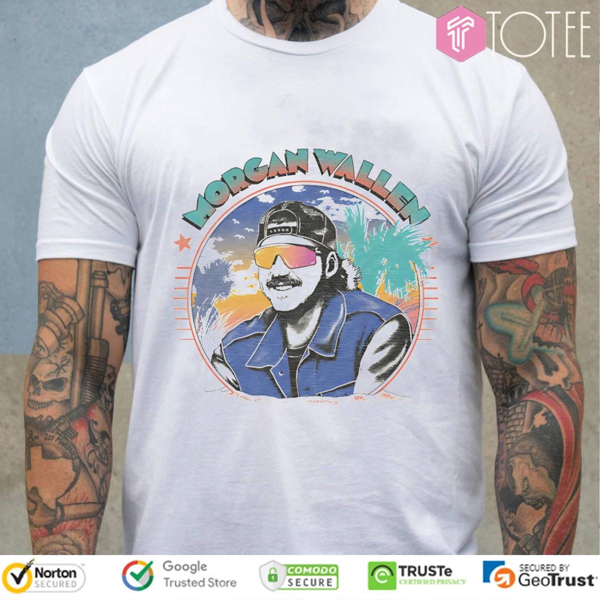 Morgan Wallen Shades Beach Retro T-shirt