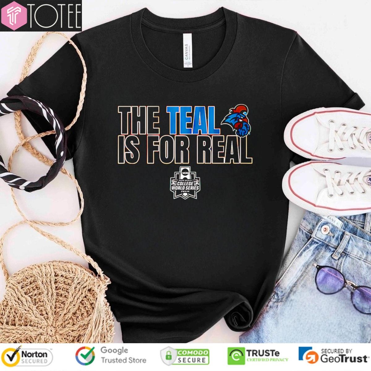 The Teal Is For Real Coastal Carolina Baseball T-shirt