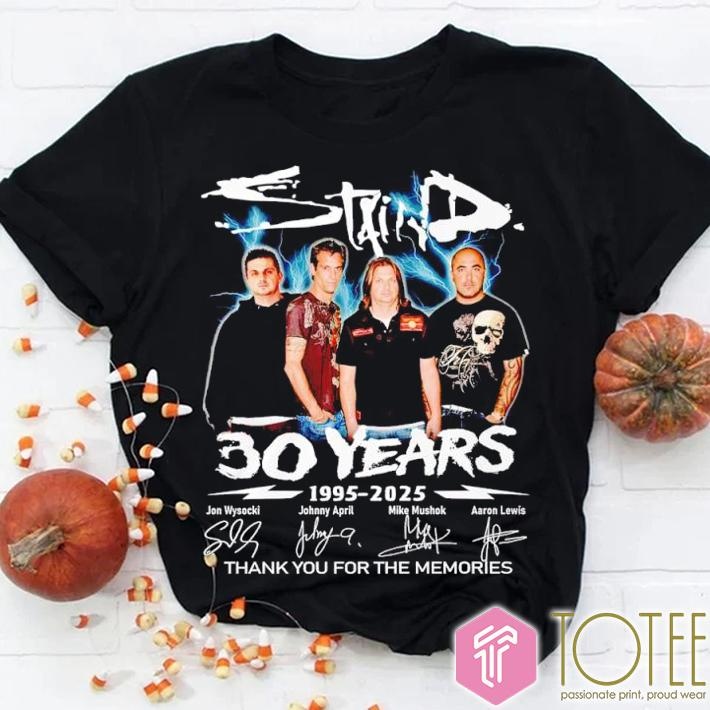 30 Years 1995-2025 Staind Signatures T-shirt