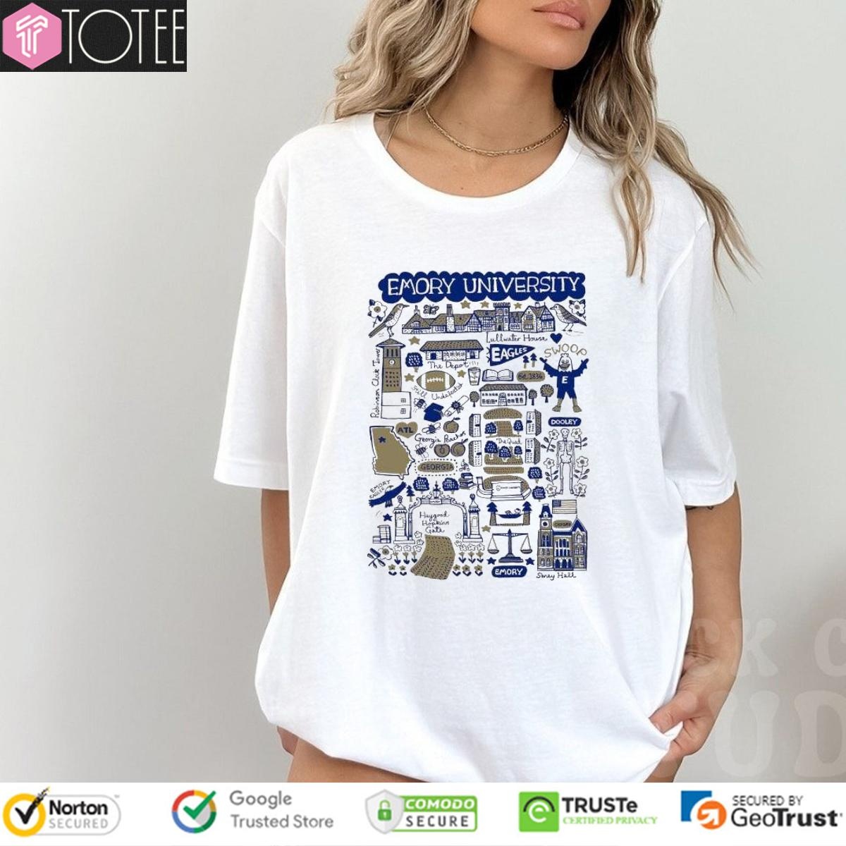 Emory University Art Illustration T-shirt