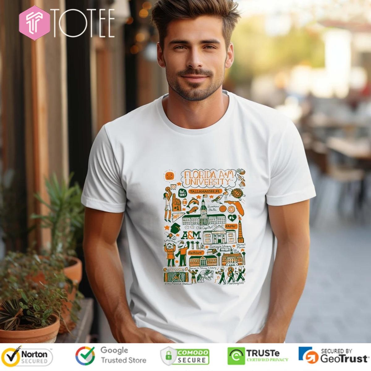 Florida A&M University Art Illustration T-shirt
