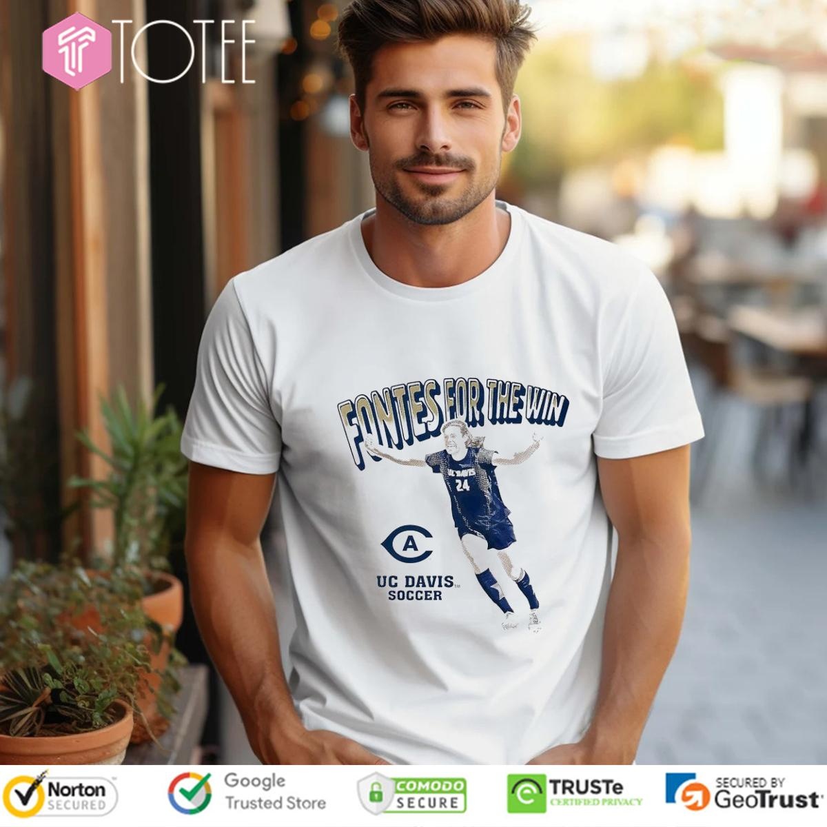 Genavieve Fontes For The Win Uc Davis Soccer Shirt